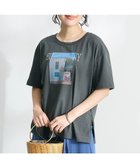 【クラフトスタンダードブティック/CRAFT STANDARD BOUTIQUE】のラメ天竺フォトプリントTEE Charcoal Gray|ID: prp329100004584685 ipo3291000000032503357