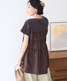 【クラフトスタンダードブティック/CRAFT STANDARD BOUTIQUE】のティアードプルオーバー Brown|ID: prp329100004584687 ipo3291000000032503368