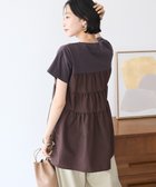 【クラフトスタンダードブティック/CRAFT STANDARD BOUTIQUE】のティアードプルオーバー 人気、トレンドファッション・服の通販 founy(ファニー) ファッション Fashion レディースファッション Fashion for Women トップス・カットソー Cut & Sew Tops シャツ・ブラウス・オフィスカジュアル Elegant Blouses & Button-Ups ロングTシャツ・Tシャツ Longline T-Shirts & Tees カジュアルプルオーバー・ニットトップス Pullovers & Knit Tops / Casual Pullovers カットソー・ベーシックTシャツ Cut-and-Sewn Tops / Stretch Tees & Basics 春 Spring カットソー Cut and Sewn Top スリーブ Sleeve, Long Sleeve / Short Sleeve ティアード Tiered, Tiered Style ドッキング Docking, Mixed Material フェミニン Feminine, Girly ポケット Pocket, Pocket Detail ラウンド Round, Round Neck ワイド Wide, Wide Fit S/S・春夏 SS, Spring/Summer, Warm Season おすすめ Recommended / Our Picks 夏 Summer 2025年 2025 2025春夏・S/S Spring/Summer 2025 SS25 thumbnail Brown|ID: prp329100004584687 ipo3291000000033434833