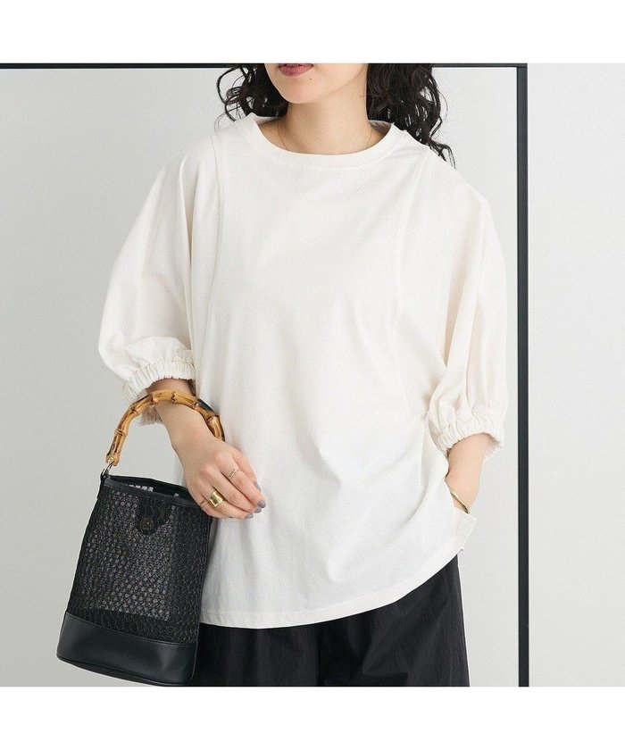 【クラフトスタンダードブティック/CRAFT STANDARD BOUTIQUE】の接触冷感/UVカット スクエアボリュームスリーブプルオーバー インテリア・キッズ・メンズ・レディースファッション・服の通販 founy(ファニー) https://founy.com/ ファッション Fashion レディースファッション Fashion for Women トップス・カットソー Cut & Sew Tops シャツ・ブラウス・オフィスカジュアル Elegant Blouses & Button-Ups ロングTシャツ・Tシャツ Longline T-Shirts & Tees カジュアルプルオーバー・ニットトップス Pullovers & Knit Tops / Casual Pullovers カットソー・ベーシックTシャツ Cut-and-Sewn Tops / Stretch Tees & Basics ボリューム袖・フリルスリーブブラウス Voluminous & Ruffle Sleeves / Puffy Sleeve Tops 春 Spring カットソー Cut and Sewn Top スクエア Square, Square Shape スリーブ Sleeve, Long Sleeve / Short Sleeve ベーシック Basic, Essential ボトム Bottoms, Lower Wear ポケット Pocket, Pocket Detail S/S・春夏 SS, Spring/Summer, Warm Season 夏 Summer 2025年 2025 2025春夏・S/S Spring/Summer 2025 SS25 |ID: prp329100004584704 ipo3291000000032503462