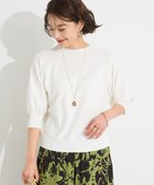 【クラフトスタンダードブティック/CRAFT STANDARD BOUTIQUE】のファンクショナル半袖ラグランニットプルオーバー Off White|ID: prp329100004584710 ipo3291000000032503496