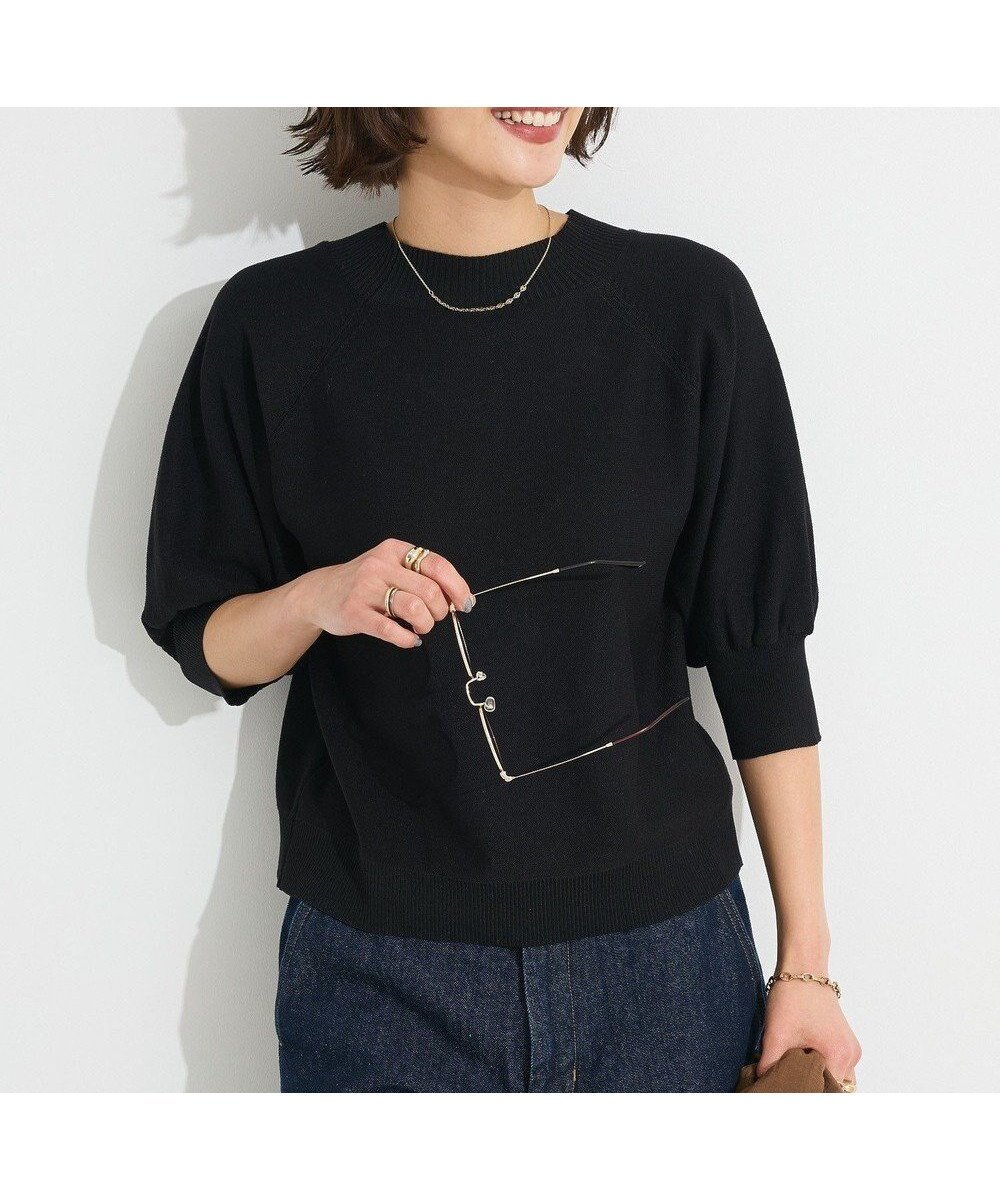 【クラフトスタンダードブティック/CRAFT STANDARD BOUTIQUE】のファンクショナル半袖ラグランニットプルオーバー インテリア・キッズ・メンズ・レディースファッション・服の通販 founy(ファニー) 　ファッション　Fashion　レディースファッション　Ladies' Fashion Online　トップス・カットソー　Tops/Tshirt　ニット　Knit Tops　シャツ/ブラウス　Shirts/Blouses　ロング / Tシャツ　T-Shirts　プルオーバー　Pullover　カットソー　Cut and Sewn　春　Spring　洗える　Washable　カットソー　Cut And Sew　コンシャス　Conscious　サマー　Summer　ショート　Short　スリーブ　Sleeve　ベスト　Vest　ポケット　Pocket　半袖　Short Sleeve　ワイド　Wide　S/S・春夏　Ss・Spring/Summer　夏　Summer　2025年　2025　2025春夏・S/S　Ss,Spring/Summer,2025　Black|ID: prp329100004584710 ipo3291000000032503498