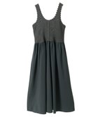 【グリーンパークス/Green Parks】の・SUGAR SPOON クロシェキリカエワンピース 人気、トレンドファッション・服の通販 founy(ファニー) ファッション Fashion レディースファッション Fashion for Women ワンピース Dresses ニットワンピース Knit Dresses おすすめ Recommended / Our Picks インナー Innerwear クロシェ Crochet, Knitted Lace フェミニン Feminine, Girly フレア Flare, Flared ポケット Pocket, Pocket Detail 今季 This Season, Current Season 夏 Summer 春 Spring S/S・春夏 SS, Spring/Summer, Warm Season thumbnail Charcoal Gray|ID: prp329100004584720 ipo3291000000033521873