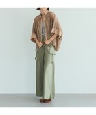 【グレース コンチネンタル/GRACE CONTINENTAL】のダブルサテンイージーパンツ カーキ|ID: prp329100004584763 ipo3291000000032658430