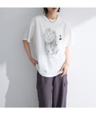 【グリーンパークス/Green Parks】の・DOUBLE FLAGS アニマルプリントTEE 人気、トレンドファッション・服の通販 founy(ファニー) ファッション Fashion レディースファッション Ladies' Fashion Online トップス・カットソー Tops/Tshirt シャツ/ブラウス Shirts/Blouses ロング / Tシャツ T-Shirts カットソー Cut and Sewn おすすめ Recommend アニマル Animal インナー Inner エレガント 上品 Elegant カットソー Cut And Sew ギフト プレゼント Gift Present サテン Satin ジャケット Jacket ストレート Straight ポケット Pocket モノトーン Monotone リボン Ribbon 夏 Summer 春 Spring S/S・春夏 Ss・Spring/Summer thumbnail B|ID: prp329100004584767 ipo3291000000032503875