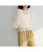 【グリーンパークス/Green Parks】の・SUGAR SPOON クロシェプルオーバー Ivory|ID: prp329100004584769 ipo3291000000032503883