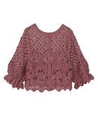 【グリーンパークス/Green Parks】の・SUGAR SPOON 2wayクロシェカーディガン Pink|ID: prp329100004584775 ipo3291000000032503911