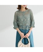 【グリーンパークス/Green Parks】の・SUGAR SPOON 2wayクロシェカーディガン 人気、トレンドファッション・服の通販 founy(ファニー) ファッション Fashion レディースファッション Fashion for Women トップス・カットソー Cut & Sew Tops カーディガン・羽織り Layered Style Cardigans おすすめ Recommended / Our Picks カーディガン Cardigan, Knitwear クロシェ Crochet, Knitted Lace ポケット Pocket, Pocket Detail ロング Long, Long-Length 夏 Summer 春 Spring S/S・春夏 SS, Spring/Summer, Warm Season thumbnail Green|ID: prp329100004584775 ipo3291000000033631631