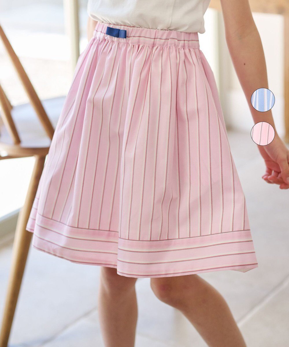 【組曲 / KIDS/KUMIKYOKU】の【吸水速乾】【110-140㎝】ストライプ スカート インテリア・キッズ・メンズ・レディースファッション・服の通販 founy(ファニー) ファッション Fashion キッズファッション Fashion for Kids コンパクト Compact, Small Size シンプル Simple, Minimal ストライプ Stripe, Striped Pattern 吸水 Absorbent, Quick-Dry 夏 Summer 春 Spring S/S・春夏 SS, Spring/Summer, Warm Season ピンク系1|ID: prp329100004585503 ipo3291000000034272410