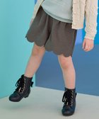 【エニィ/ANY / KIDS】のミニ丈 へリンボン キュロット チャコール|ID: prp329100004585515 ipo3291000000034337395