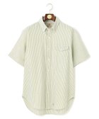 【ジェイ プレス/J.PRESS / MEN】の【WEB・一部店舗限定】シアサッカー 半袖シャツ / B.D. ダークグリーン系1|ID: prp329100004585516 ipo3291000000032513990
