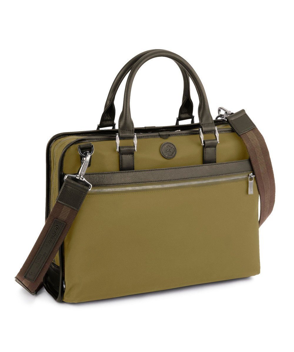 【エース バッグズ アンド ラゲッジ/ACE BAGS & LUGGAGE / MEN】のOrobianco ソロペルテ ビジネスバッグ 2way A4サイズ 13.3inchPC収納 9L 860g 92964 オロビアンコ インテリア・キッズ・メンズ・レディースファッション・服の通販 founy(ファニー) 　ファッション　Fashion　メンズファッション　Men's Style Online　バッグ　Bag/Men　ショルダー　Shoulder　スタンダード　Standard　フロント　Front　ベーシック　Basic　ポケット　Pocket　メタル　Metal　ランダム　Random　ビジネス 仕事 通勤　Business　カーキ|ID: prp329100004585517 ipo3291000000032695416