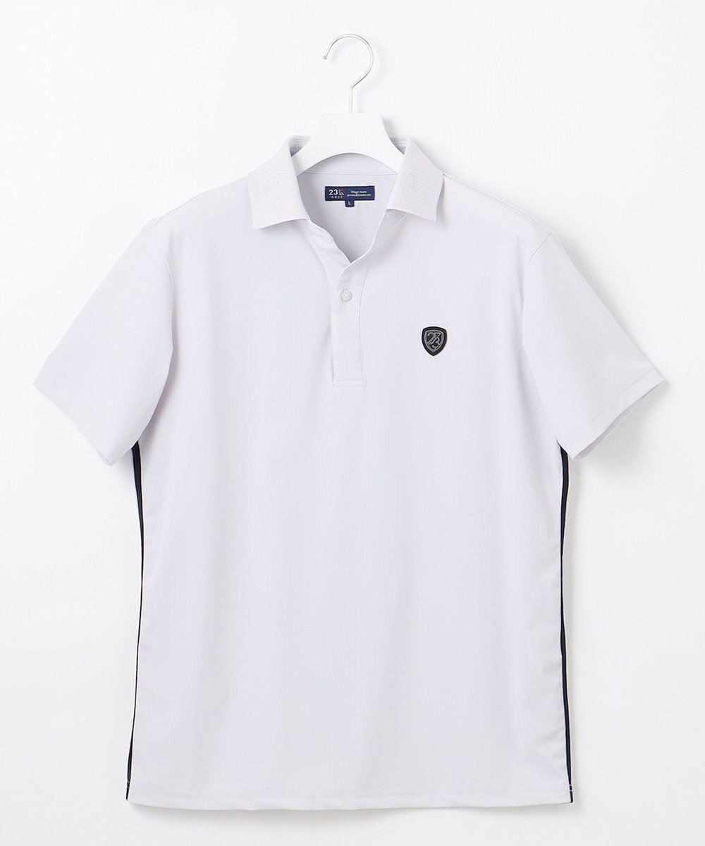 【23区 ゴルフ/23区GOLF / MEN】の【MEN】【接触冷感/UVカット】盛夏に最適なCOOL JERSEYシリーズ 冷感ポロシャツ 人気、トレンドファッション・服の通販 founy(ファニー) 　ファッション　Fashion　メンズファッション　Fashion for Men　トップス・カットソー　Cut & Sew Tops　メンズシャツ　Shirts　ポロシャツ / きれいめカジュアルスタイル　Polo Shirts　春　Spring　クール　Cool, Chic　ショーツ　Shorts, Short Pants　スキッパー　Skipper, Open Collar　スタイリッシュ　Stylish, Fashionable　スポーティ　Sporty, Casual Athletic　セットアップ　Set-Up, Coordinated Outfit　ダウン　Down, Puffer　プリント　Print, Printed Pattern　ポロシャツ　Polo Shirt, Collared Tee　メッシュ　Mesh, Net Fabric　S/S・春夏　SS, Spring/Summer, Warm Season　夏　Summer　 other-1|ID: prp329100004585525 ipo3291000000032514050