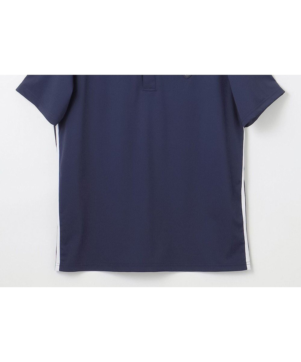 【23区 ゴルフ/23区GOLF / MEN】の【MEN】【接触冷感/UVカット】盛夏に最適なCOOL JERSEYシリーズ 冷感ポロシャツ インテリア・キッズ・メンズ・レディースファッション・服の通販 founy(ファニー) 　ファッション　Fashion　メンズファッション　Fashion for Men　トップス・カットソー　Cut & Sew Tops　メンズシャツ　Shirts　ポロシャツ / きれいめカジュアルスタイル　Polo Shirts　春　Spring　クール　Cool, Chic　ショーツ　Shorts, Short Pants　スキッパー　Skipper, Open Collar　スタイリッシュ　Stylish, Fashionable　スポーティ　Sporty, Casual Athletic　セットアップ　Set-Up, Coordinated Outfit　ダウン　Down, Puffer　プリント　Print, Printed Pattern　ポロシャツ　Polo Shirt, Collared Tee　メッシュ　Mesh, Net Fabric　S/S・春夏　SS, Spring/Summer, Warm Season　夏　Summer　ネイビー系|ID: prp329100004585525 ipo3291000000032514052
