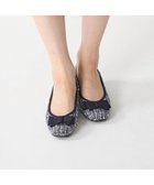 【リズ ラフィーネ/Riz raffinee】のRiz raffinee スクエアトゥリボンパンプス ネイビーキジ|ID: prp329100004585537 ipo3291000000033604490