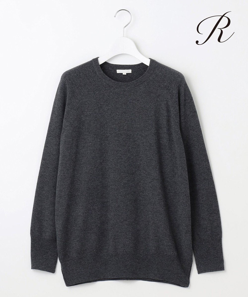 【23区/NIJYUSANKU】の【R(アール)】ウールカシミヤ クルーネックニット 人気、トレンドファッション・服の通販 founy(ファニー) 　ファッション　Fashion　レディースファッション　Ladies' Fashion Online　トップス・カットソー　Tops/Tshirt　ニット　Knit Tops　エレガント 上品　Elegant　カシミヤ　Cashmere　コレクション　Collection　スリット　Slit　スリーブ　Sleeve　セーター　Sweater　人気　Popularity　長袖　Long Sleeve　A/W・秋冬　Aw・Autumn/Winter・Fw・Fall-Winter　冬　Winter　2024年　2024　2024-2025秋冬・A/W　Aw/Autumn/Winter/Fw/Fall/2024-2025　 other-1|ID: prp329100004585538 ipo3291000000032514197