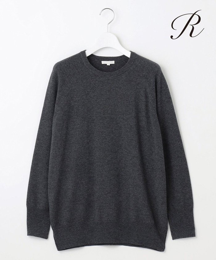 【23区/NIJYUSANKU】の【R(アール)】ウールカシミヤ クルーネックニット インテリア・キッズ・メンズ・レディースファッション・服の通販 founy(ファニー) https://founy.com/ ファッション Fashion レディースファッション Fashion for Women トップス・カットソー Cut & Sew Tops ニット Knit Tops & Sweaters エレガント 上品 Elegant コレクション Collection, Seasonal Line スリット Slit, Slit Detail スリーブ Sleeve, Long Sleeve / Short Sleeve セーター Sweater, Knitwear 人気 Popular, Best Seller 長袖 Long Sleeve, Full Sleeve A/W・秋冬 Autumn/Winter 冬 Winter / This Winter 再入荷 Restock / Back in Stock 2024年 2024 2024-2025秋冬・A/W Autumn/Winter 2024–25 AW24–25 |ID: prp329100004585538 ipo3291000000032733260