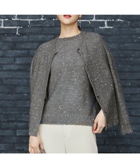 【自由区/JIYU-KU】の【アンサンブル対応・洗える】スパンコールニット カーディガン 人気、トレンドファッション・服の通販 founy(ファニー) ファッション Fashion レディースファッション Fashion for Women トップス・カットソー Cut & Sew Tops ニット Knit Tops & Sweaters カーディガン・羽織り Layered Style Cardigans アンサンブルニット Knit Ensembles & Twin Sets アンサンブル Ensemble Set エアリー Airy Texture カーディガン Cardigan, Knitwear スパンコール Sequins, Sequin Embellishment トレンド Trend, Trending Now ベーシック Basic, Essential エレガント 上品 Elegant 洗える Machine Washable A/W・秋冬 Autumn/Winter |ID:prp329100004585540