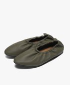 【カシヤマ/KASHIYAMA】のソフトギャザーフラットシューズ カーキ|ID: prp329100004585541 ipo3291000000032514243