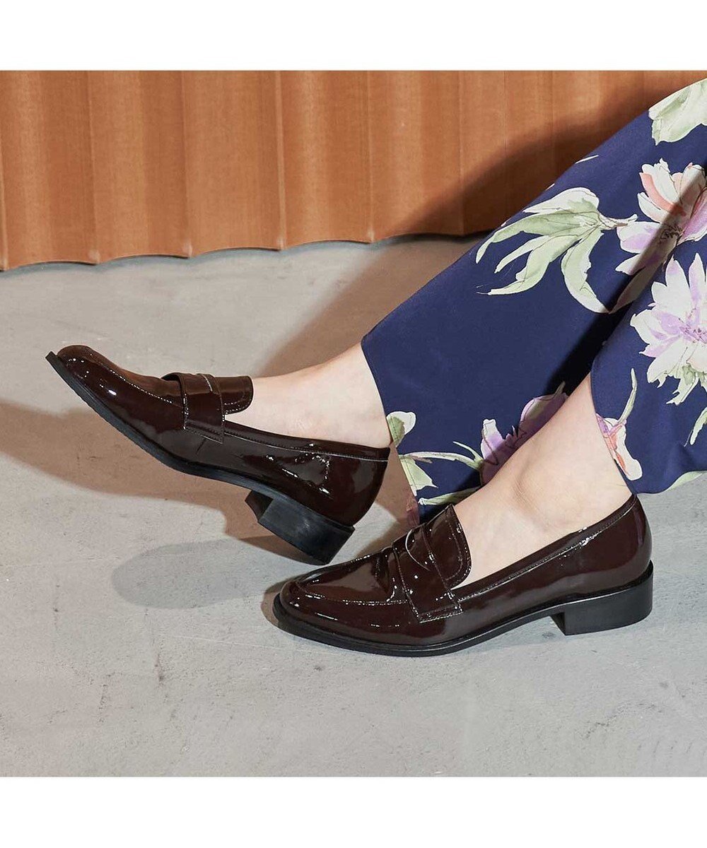 【モード エ ジャコモ/MODE ET JACOMO】のMODE ET JACOMO 【レイン対応】コインローファー インテリア・キッズ・メンズ・レディースファッション・服の通販 founy(ファニー) 　ファッション　Fashion　レディースファッション　Fashion for Women　クラシカル　Classical, Vintage-Inspired　クール　Cool, Chic　シューズ　Shoes, Footwear　ドレス　Dress, One-Piece　ビジネス 仕事 通勤　Business / Work / Commuting　ベーシック　Basic, Essential　レイン　Rain, Rainproof　再入荷　Restock / Back in Stock　日本製　Made In Japan　ダークブラウンエナメル|ID: prp329100004585550 ipo3291000000032708502