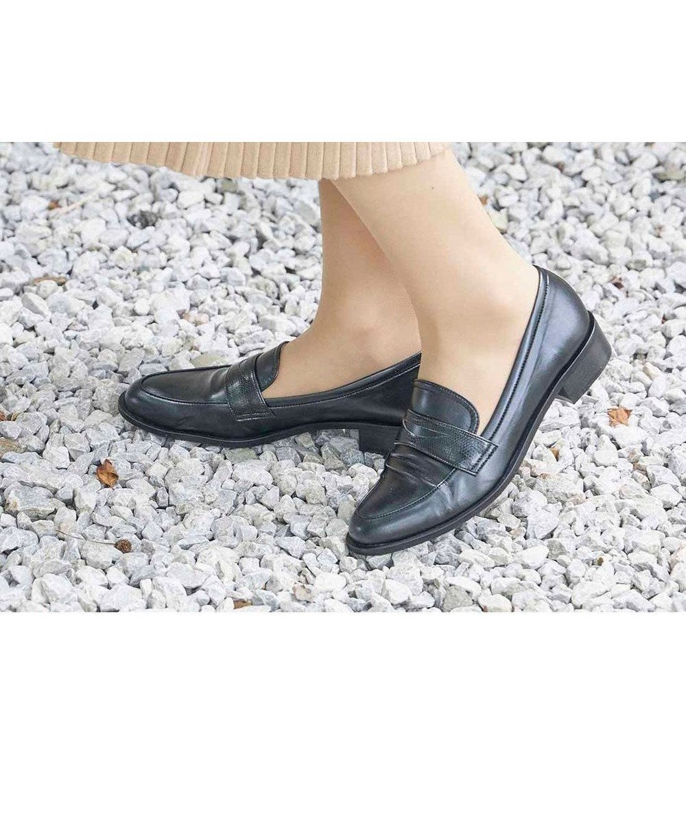 【モード エ ジャコモ/MODE ET JACOMO】のMODE ET JACOMO 【レイン対応】コインローファー インテリア・キッズ・メンズ・レディースファッション・服の通販 founy(ファニー) 　ファッション　Fashion　レディースファッション　Fashion for Women　クラシカル　Classical, Vintage-Inspired　クール　Cool, Chic　シューズ　Shoes, Footwear　ドレス　Dress, One-Piece　ビジネス 仕事 通勤　Business / Work / Commuting　ベーシック　Basic, Essential　レイン　Rain, Rainproof　再入荷　Restock / Back in Stock　日本製　Made In Japan　ブラック|ID: prp329100004585550 ipo3291000000032708504