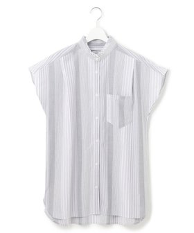 【ジェイプレスヨークストリート/J.PRESS YORK STREET】の【WOMEN】キャップスリーブ マルチストライプブラウス 人気、トレンドファッション・服の通販 founy(ファニー) ファッション Fashion レディースファッション Fashion for Women トップス・カットソー Cut & Sew Tops シャツ・ブラウス・オフィスカジュアル Elegant Blouses & Button-Ups 春 Spring キャップ Cap, Baseball Cap コンパクト Compact, Small Size ストライプ Stripe, Striped Pattern スリーブ Sleeve, Long Sleeve / Short Sleeve タイプライター Typewriter Fabric, Crisp Cotton ノースリーブ Sleeveless, No-Sleeve S/S・春夏 SS, Spring/Summer, Warm Season 夏 Summer |ID:prp329100004585557