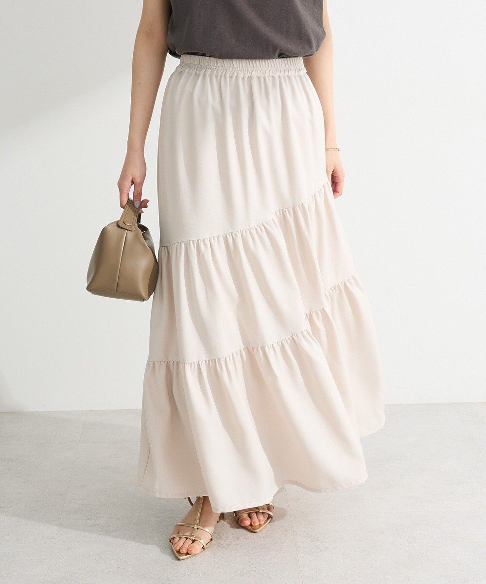 【グリーンパークス/Green Parks】の・ELENCARE DUE リネンライクフレアスカート 人気、トレンドファッション・服の通販 founy(ファニー) 　ファッション　Fashion　レディースファッション　Fashion for Women　スカート　Skirts　Aライン・フレアスカート　A-Line & Flared Skirts　おすすめ　Recommended / Our Picks　アシンメトリー　Asymmetrical Style　フレア　Flare, Flared　ポケット　Pocket, Pocket Detail　夏　Summer　春　Spring　S/S・春夏　SS, Spring/Summer, Warm Season　 other-1|ID: prp329100004585561 ipo3291000000032514543
