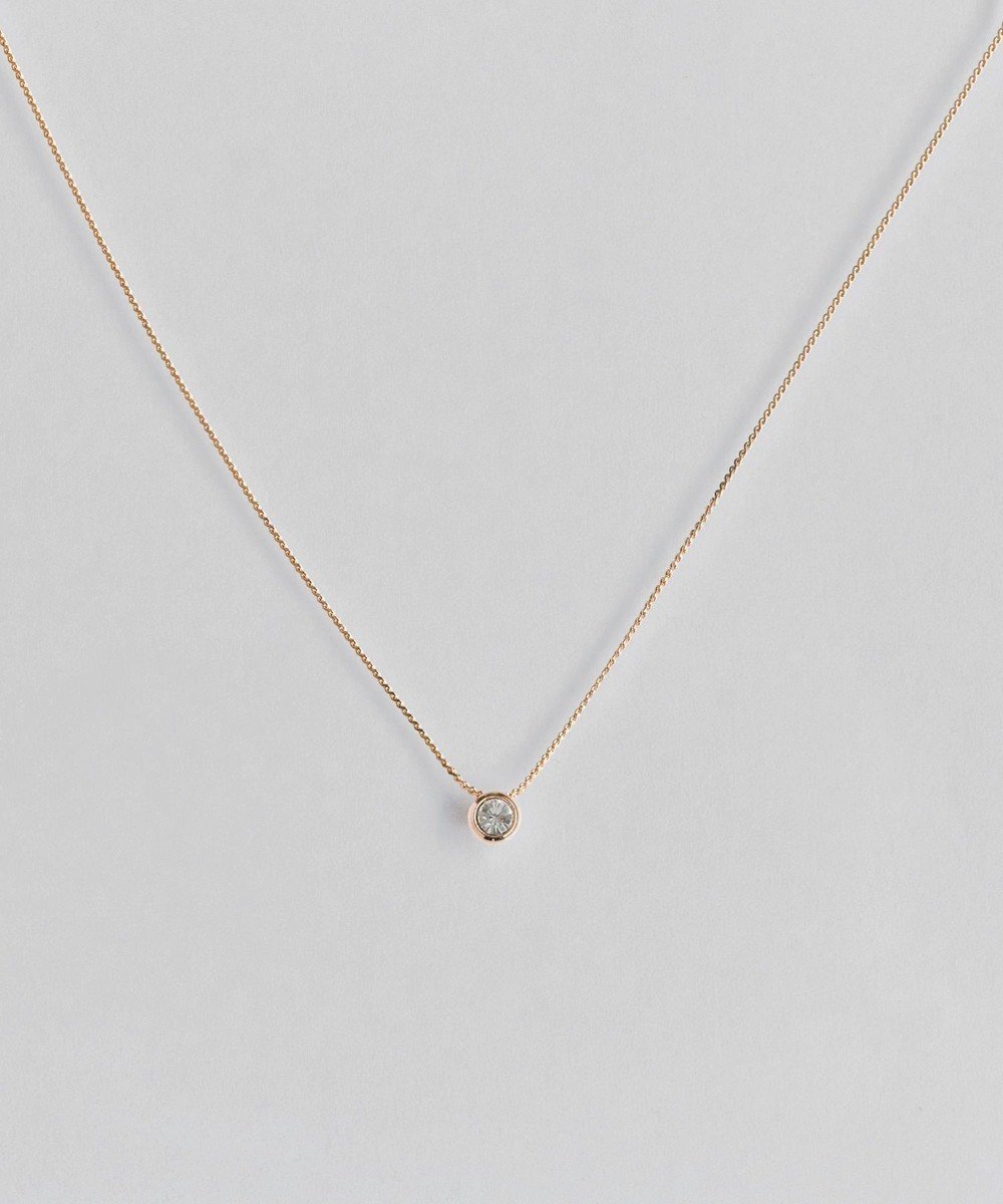 【フィービィー/phoebe】の【金属アレルギー対応】シャインベゼルセッティングネックレス シャンパンゴールド インテリア・キッズ・メンズ・レディースファッション・服の通販 founy(ファニー) 　ファッション　Fashion　レディースファッション　Fashion for Women　ジュエリー　Jewelry　ネックレス　Necklaces & Pendants　アクセサリー　Fashion Accessories　シンプル　Simple, Minimal　ストーン　Stone, Gem-Like　チェーン　Chain, Chain Strap　ネックレス　Necklace, Pendant Necklace　ビジュー　Bijou, Jewel-like Accent　フレーム　Frame, Outline　ベーシック　Basic, Essential　メタル　Metal, Metal Parts　ワンポイント　One Point, Statement Accent　エレガント 上品　Elegant　定番　Standard, Basic Item　シャンパンゴールド|ID: prp329100004585574 ipo3291000000033714213