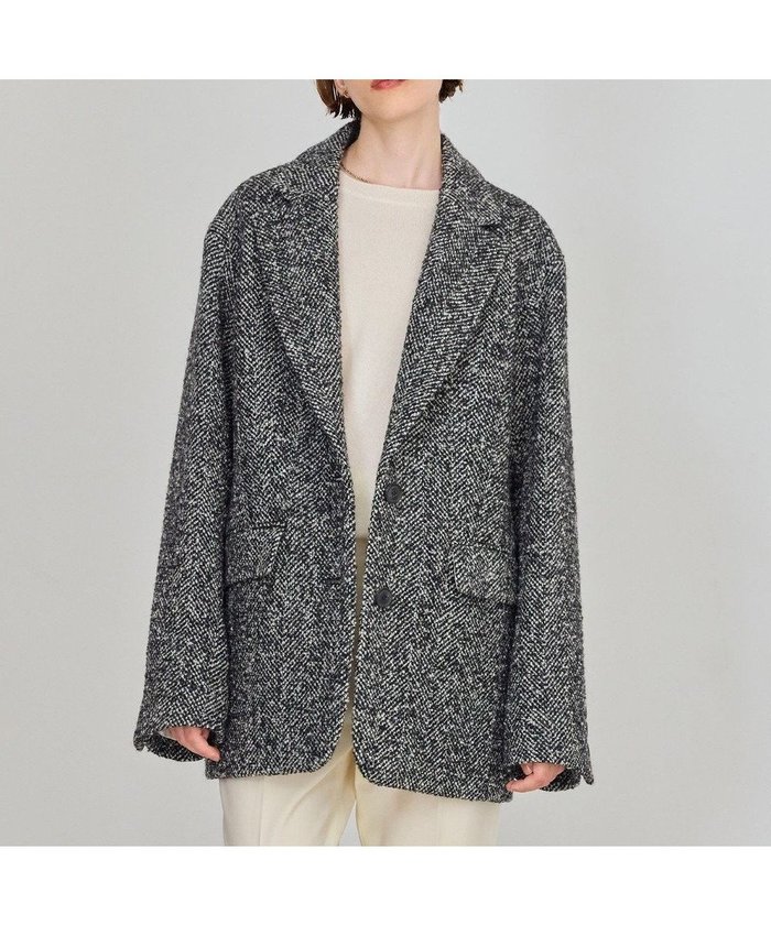 【ベイジ,/BEIGE,】の【VERY 2月号掲載】SOLEIL / オーバーサイズツイードジャケット インテリア・キッズ・メンズ・レディースファッション・服の通販 founy(ファニー) https://founy.com/ 雑誌掲載アイテム Magazine Picks & Fashion Features ファッション雑誌 Fashion Magazines ヴェリィ VERY ファッション Fashion レディースファッション Fashion for Women アウター Coat / Outerwear Collection レディースジャケット・軽アウター Jackets テーラードジャケット / 通勤・きれいめスタイル Tailored Jackets & Blazers 2月号 February Issue, Feb. Edition シンプル Simple, Minimal ジャケット Jacket, Outerwear ツイード Twill, Twill Weave マニッシュ Mannish, Boyish ミックス Mix, Mixed Style A/W・秋冬 Autumn/Winter 雑誌 Magazine, Fashion Magazine |ID: prp329100004585585 ipo3291000000033661091
