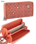 【ツモリチサト キャリー/tsumori chisato CARRY】のキラメッシュ ラウンドファスナー長財布 人気、トレンドファッション・服の通販 founy(ファニー) ファッション Fashion レディースファッション Fashion for Women ミニ財布・二つ折り財布 Wallets & Card Cases ドット Polka Dot, Dot Pattern プリント Print, Printed Pattern メッシュ Mesh, Net Fabric ラウンド Round, Round Neck 財布 Wallet, Purse thumbnail ピンク|ID: prp329100004585586 ipo3291000000032733189