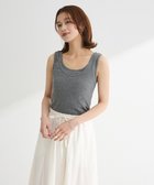 【グリーンパークス/Green Parks】の・Petit Fleur レイヤードタンク Gray Mixture|ID: prp329100004585593 ipo3291000000032515008
