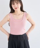 【グリーンパークス/Green Parks】の・Petit Fleur レイヤードタンク Pink|ID: prp329100004585593 ipo3291000000032515010