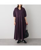 【クラフトスタンダードブティック/CRAFT STANDARD BOUTIQUE】のインド綿ティアードマキシワンピース Purple|ID: prp329100004585595 ipo3291000000033293843