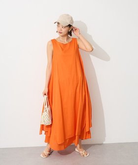 【クラフトスタンダードブティック/CRAFT STANDARD BOUTIQUE】のインド綿混フレアワンピース 人気、トレンドファッション・服の通販 founy(ファニー) ファッション Fashion レディースファッション Fashion for Women ワンピース Dresses インド Indian Textile オレンジ Orange 春 Spring シンプル Simple, Minimal ノースリーブ Sleeveless, No-Sleeve 人気 Popular, Best Seller フレア Flare, Flared ポケット Pocket, Pocket Detail ミックス Mix, Mixed Style ワイド Wide, Wide Fit S/S・春夏 SS, Spring/Summer, Warm Season 再入荷 Restock / Back in Stock 夏 Summer |ID:prp329100004585596