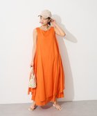 【クラフトスタンダードブティック/CRAFT STANDARD BOUTIQUE】のインド綿混フレアワンピース 人気、トレンドファッション・服の通販 founy(ファニー) ファッション Fashion レディースファッション Fashion for Women ワンピース Dresses インド Indian Textile オレンジ Orange 春 Spring シンプル Simple, Minimal ノースリーブ Sleeveless, No-Sleeve 人気 Popular, Best Seller フレア Flare, Flared ポケット Pocket, Pocket Detail ミックス Mix, Mixed Style ワイド Wide, Wide Fit S/S・春夏 SS, Spring/Summer, Warm Season 再入荷 Restock / Back in Stock 夏 Summer thumbnail Orange|ID: prp329100004585596 ipo3291000000033291345