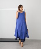【クラフトスタンダードブティック/CRAFT STANDARD BOUTIQUE】のインド綿混フレアワンピース 人気、トレンドファッション・服の通販 founy(ファニー) ファッション Fashion レディースファッション Fashion for Women ワンピース Dresses インド Indian Textile オレンジ Orange 春 Spring シンプル Simple, Minimal ノースリーブ Sleeveless, No-Sleeve 人気 Popular, Best Seller フレア Flare, Flared ポケット Pocket, Pocket Detail ミックス Mix, Mixed Style ワイド Wide, Wide Fit S/S・春夏 SS, Spring/Summer, Warm Season 再入荷 Restock / Back in Stock 夏 Summer thumbnail Blue|ID: prp329100004585596 ipo3291000000033291346