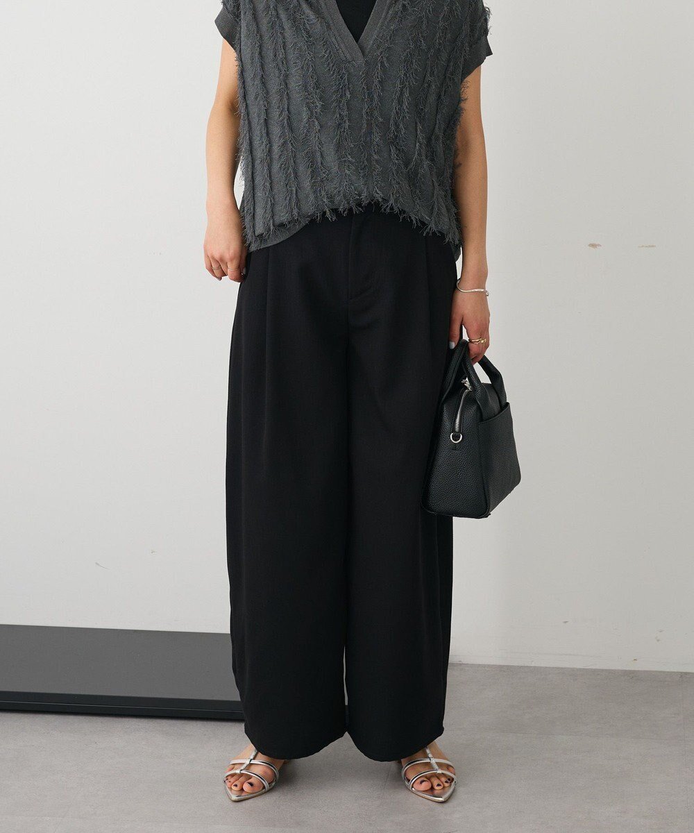 【クラフトスタンダードブティック/CRAFT STANDARD BOUTIQUE】のワイドオーバルパンツ インテリア・キッズ・メンズ・レディースファッション・服の通販 founy(ファニー) 　ファッション　Fashion　レディースファッション　Fashion for Women　パンツ　Pants & Trousers　春　Spring　秋　Autumn　コクーン　Cocoon, Cocoon Silhouette　シンプル　Simple, Minimal　ベーシック　Basic, Essential　ポケット　Pocket, Pocket Detail　ワイド　Wide, Wide Fit　S/S・春夏　SS, Spring/Summer, Warm Season　おすすめ　Recommended / Our Picks　夏　Summer　2025年　2025　2025春夏・S/S　Spring/Summer 2025 SS25　Black|ID: prp329100004585598 ipo3291000000032515028