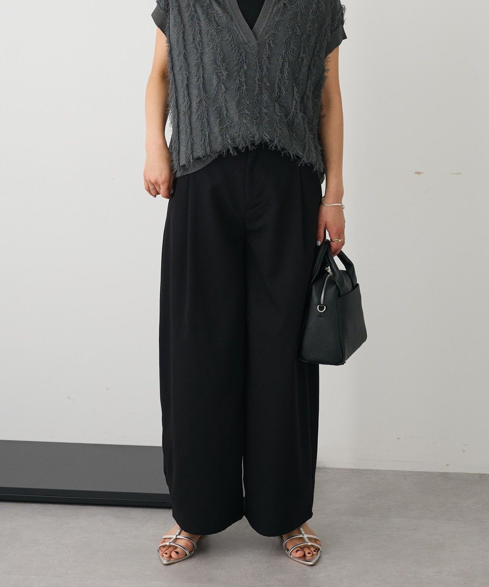 【クラフトスタンダードブティック/CRAFT STANDARD BOUTIQUE】のワイドオーバルパンツ インテリア・キッズ・メンズ・レディースファッション・服の通販 founy(ファニー) 　ファッション　Fashion　レディースファッション　Fashion for Women　パンツ　Pants & Trousers　春　Spring　秋　Autumn　コクーン　Cocoon, Cocoon Silhouette　シンプル　Simple, Minimal　ベーシック　Basic, Essential　ポケット　Pocket, Pocket Detail　ワイド　Wide, Wide Fit　S/S・春夏　SS, Spring/Summer, Warm Season　おすすめ　Recommended / Our Picks　夏　Summer　2025年　2025　2025春夏・S/S　Spring/Summer 2025 SS25　Black|ID: prp329100004585598 ipo3291000000033434858