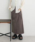 【クラフトスタンダードブティック/CRAFT STANDARD BOUTIQUE】のカーゴスカート Charcoal Gray|ID: prp329100004585600 ipo3291000000032515035
