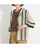 【クラフトスタンダードブティック/CRAFT STANDARD BOUTIQUE】のクロシェバイカラーニットプルオーバー Ivory|ID: prp329100004585601 ipo3291000000032515038