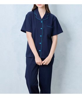 【ウンナナクール/une nana cool】の【綿混】半袖パジャマ MADE WITH LIBERTY FABRIC 人気、トレンドファッション・服の通販 founy(ファニー) ファッション Fashion レディースファッション Fashion for Women トップス・カットソー Cut & Sew Tops 春 Spring パイピング Piping, Trim Design パジャマ Pajamas, Sleepwear プリント Print, Printed Pattern 半袖 Short Sleeve, Half Sleeve リラックス Relax, Relaxed Fit S/S・春夏 SS, Spring/Summer, Warm Season おすすめ Recommended / Our Picks 夏 Summer |ID:prp329100004585606