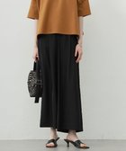 【アイシービー/iCB】の【接触冷感・UVケア・速乾・洗える】シルクエステルタフタ ワイドパンツ ブラック系|ID: prp329100004585607 ipo3291000000033710902