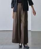 【アイシービー/iCB】の【接触冷感・UVケア・速乾・洗える】シルクエステルタフタ ワイドパンツ カーキ系|ID: prp329100004585607 ipo3291000000033749175