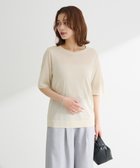 【グリーンパークス/Green Parks】の・Petit Fleur ラメシアーニット Beige|ID: prp329100004585608 ipo3291000000032515068