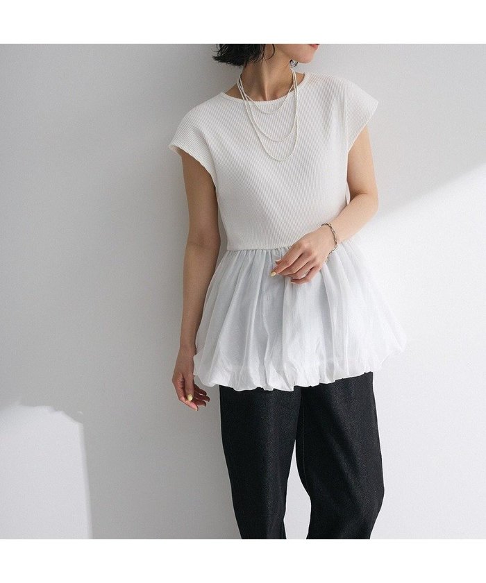 【グリーンパークス/Green Parks】の・ELENCARE DUE フレンチバルーントップス インテリア・キッズ・メンズ・レディースファッション・服の通販 founy(ファニー) https://founy.com/ ファッション Fashion レディースファッション Fashion for Women トップス・カットソー Cut & Sew Tops シャツ・ブラウス・オフィスカジュアル Elegant Blouses & Button-Ups ロングTシャツ・Tシャツ Longline T-Shirts & Tees カットソー・ベーシックTシャツ Cut-and-Sewn Tops / Stretch Tees & Basics おすすめ Recommended / Our Picks カットソー Cut and Sewn Top コンパクト Compact, Small Size シンプル Simple, Minimal スリーブ Sleeve, Long Sleeve / Short Sleeve バルーン Balloon, Balloon Silhouette フェミニン Feminine, Girly フレンチ French, French Style ボトム Bottoms, Lower Wear ポケット Pocket, Pocket Detail 夏 Summer 春 Spring S/S・春夏 SS, Spring/Summer, Warm Season |ID: prp329100004585610 ipo3291000000032515074