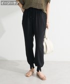 【グリーンパークス/Green Parks】のジョガーパンツ 人気、トレンドファッション・服の通販 founy(ファニー) ファッション Fashion レディースファッション Ladies' Fashion Online パンツ Pants おすすめ Recommend ジョーゼット Georgette スリット Slit ツイル Twill ポケット Pocket 夏 Summer 春 Spring S/S・春夏 Ss・Spring/Summer thumbnail Black|ID: prp329100004585616 ipo3291000000032515101