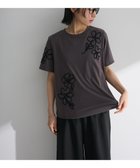 【グリーンパークス/Green Parks】の・SUGAR SPOON コード刺繍TEE Charcoal Gray|ID: prp329100004585618 ipo3291000000032515110