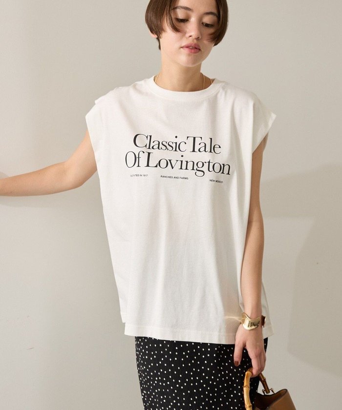 【アメリカンホリック/AMERICAN HOLIC】のロゴノースリーブTシャツ インテリア・キッズ・メンズ・レディースファッション・服の通販 founy(ファニー) https://founy.com/ ファッション Fashion レディースファッション Fashion for Women トップス・カットソー Cut & Sew Tops キャミソール&ノースリーブ Camisoles & Sleeveless Tops シャツ・ブラウス・オフィスカジュアル Elegant Blouses & Button-Ups ロングTシャツ・Tシャツ Longline T-Shirts & Tees カットソー・ベーシックTシャツ Cut-and-Sewn Tops / Stretch Tees & Basics カットソー Cut and Sewn Top サマー Summer, Summer Style ノースリーブ Sleeveless, No-Sleeve ボックス Boxy, Box Shape ポケット Pocket, Pocket Detail 夏 Summer 春 Spring S/S・春夏 SS, Spring/Summer, Warm Season |ID: prp329100004585627 ipo3291000000032515150