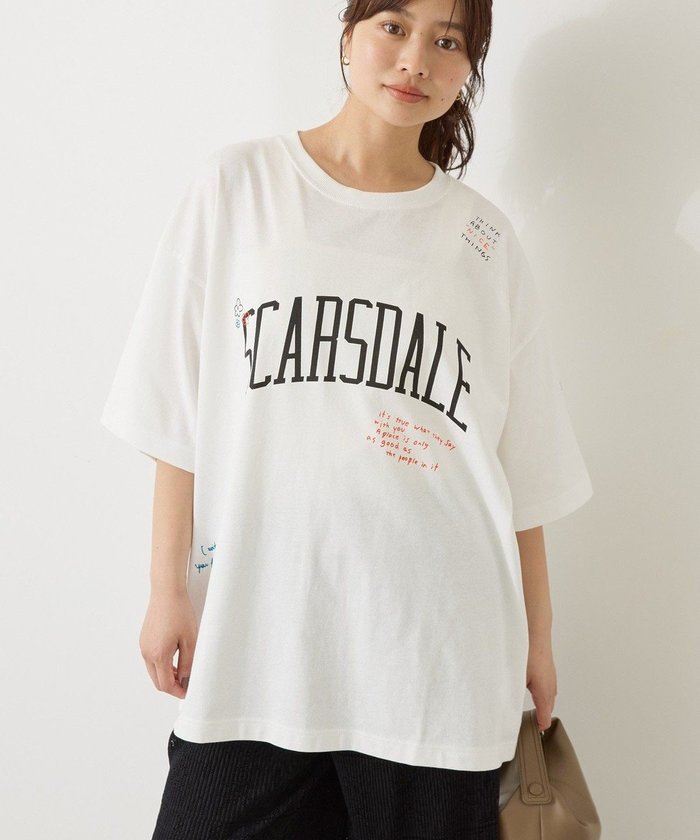 【アメリカンホリック/AMERICAN HOLIC】の総柄ロゴTシャツ インテリア・キッズ・メンズ・レディースファッション・服の通販 founy(ファニー) https://founy.com/ ファッション Fashion レディースファッション Fashion for Women トップス・カットソー Cut & Sew Tops シャツ・ブラウス・オフィスカジュアル Elegant Blouses & Button-Ups ロングTシャツ・Tシャツ Longline T-Shirts & Tees カットソー・ベーシックTシャツ Cut-and-Sewn Tops / Stretch Tees & Basics おすすめ Recommended / Our Picks カットソー Cut and Sewn Top プリント Print, Printed Pattern ポケット Pocket, Pocket Detail モチーフ Motif, Design Theme リラックス Relax, Relaxed Fit 夏 Summer 春 Spring S/S・春夏 SS, Spring/Summer, Warm Season |ID: prp329100004585631 ipo3291000000033656503