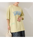 【アメリカンホリック/AMERICAN HOLIC】の総柄ロゴTシャツ Lime Green|ID: prp329100004585631 ipo3291000000033656506